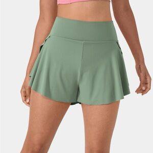 NWT Halara Flowy Green Shorts SZ SMALL